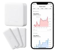 Sensore di Temperatura e Umidità SwitchBot Wi-Fi con Hub Mini Radio