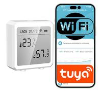 Sensore di temperatura e umidità WiFi con schermo LCD, applicazione Tuya Smart Life