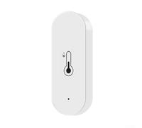 Sensore di temperatura e umidità WiFi, igrometro e termometro wireless per interni con controllo app, supporto per controllo vocale, avvisi reali per casa, ufficio, serra, habitat per animali
