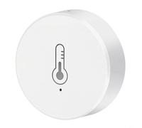 Sensore di temperatura e umidità wireless con precisione ±0,3 °C e ± 3% RH, compatto 40 x 40 x 13 mm, compatibile con TUYA per ZIGBEE 3.0 Smart Hub per il monitoraggio del clima interno