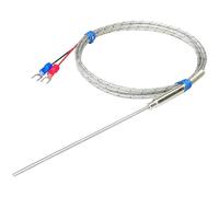 Sensore di temperatura K termocoppia WRNK-191 sensore flessibile Dia.1-4mm lunghezza 0-1100 gradi 1 pezzi (K 5mm length 1.5M,50mm)