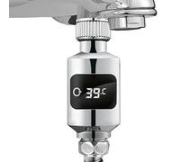 Sensore di temperatura per doccia, sensore a lettura istantanea della temperatura 'acqua, per tubi da 1/2 pollici, per casa, bagno, cucina