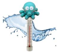 Sensore di temperatura per piscina, contatore galleggiante, animali cartoon con corda | termometro galleggiante per acqua accessorio per piscina utilizzabile per spa sorgente calda doccia lago casa
