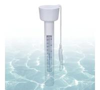 Sensore di Temperatura per Piscina - Misuratore per Vasca con Corda - Accessorio per Piscina Galleggiante 0-50℃ per Spa Acquari Terme Vasca Pesci