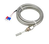 Sensore di temperatura PT100, sonda flessibile adatta for la misurazione della superficie del motore e del cuscinetto(M8-0.75mm-300cm)