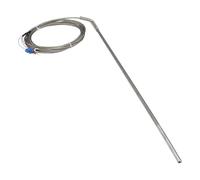 Sensore di temperatura RTD 300 mm, cavo metallico intrecciato da 3 m, tipo PT100 FTARP08, 1 pezzo(B 4mm diameter)