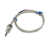 Sensore di temperatura RTD FTARP09 PT100, cavo intrecciato metallico da 1 m, testa sonda 30 mm, 1 pezzo(PT3 4)