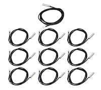 Sensore di temperatura termistore CuFAEE 10pcs, son cilindrica del sensore termistore 5x25 mm, son temp per misurazione del sensore temp per la misurazione (15K B3950)