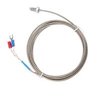 Sensore di Temperatura Termocoppia, Tipo K Connettore Termocoppia Sonda M6 di Misurazione Temperatura Filo Bsw, Sonda con Cavo 1-5 Metri(2m)