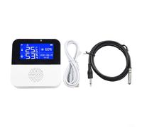 Sensore di temperatura WiFi, con sonda esterna 2,4 GHz, monitor wireless di umidità ampio display LCD, alimentato tramite USB, per sistema Tuya Smart Home, installazione desktop o a parete (con linea