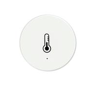 Sensore di umidità a Temperatura Zigbee Igrometro per Termometro Intelligente Interno con Funzione di Allarme Controllo App Mini Monitoraggio Intelligente per il Magazzino