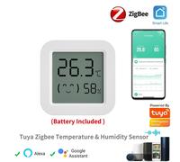Sensore di umidità della temperatura Tuya Mini Display digitale LCD compatibile con l'igrometro del termometro del telecomando dell'app Bluetooth