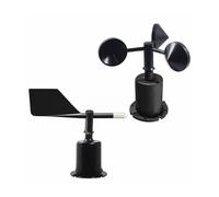 sensore di velocità del vento, Anemometro da esterno a 3 tazze, sensore di direzione della velocità del vento, 60 m/s, RS485 4-20 mA 0-5 V 0-10 V(RS485 Kit)