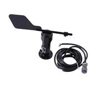 Sensore di velocità del vento, Sensore di direzione del vento 0-360° Anemometro a 3 tazze RS485 4-20ma 0-5V 0-10V 0-2V Lega di alluminio(RS485 output)