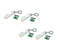 Sensore digitale di peso delle celle di carico, capacità 10 kg con precisione di 0,1 g, struttura a fascio parallelo in lega di alluminio, per modulo HX711, confezione da 4