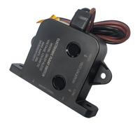 Sensore elettrico per pompa di sentina marina, interruttore di livello dell'acqua per barca e acquario, interruttore galleggiante automatico 12 V/24 V con cavo da 16 AWG/1000 mm, nero