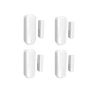 Sensore for porte e finestre ZigBee, rilevatore Tuya App Sis-tema di allarme for protezione di sicurezza domestica for Assistente Alexa(4Pcs Zigbee)