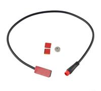 Sensore freno idraulico per kit di conversione bici elettrica, connettore rosso a 2 poli con cavo da 35 cm, interruttore di arresto motore per retrofit bicicletta elettrica, compatibile con sistemi di