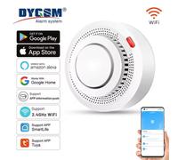 Sensore Fumo WiFi Tuya Smart 85dB Allarme Incendio con App SmartLife