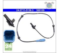 Sensore giri ruota ATE Posteriore per PEUGEOT 206+ 206