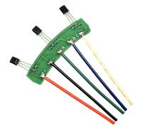 Sensore Hall PCB - Modulo Sensore Controller Scooter, Circuito Ad Alta Precisione Da 12 Cm, Componente Piastra Hall Motore Per Veicoli Elettrici Con Cavo, Rilevamento Affidabile Del Segnale Per Uso Te