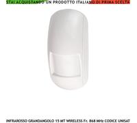 Sensore Infrarosso Allarme Rileva il Movimento UNISAT Wireless 868MHz Antifurto