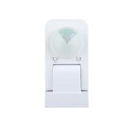 SENSORE INFRAROSSO MOVIMENTO BIANCO, IP65 (MAX: 1000 W LED). Perfetto per sicurezza e risparmio energetico esterno. Rilevamento efficiente, installazione semplice e resistente alle intemperie.