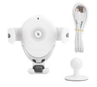 Sensore intelligente Caricabatterie wireless per auto Supporto di ricarica rapida con morsetto automatico con giunto sferico a 360 gradi