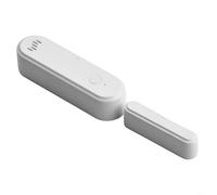 Sensore intelligente WiFi per porta con allarme a doppia modalità, telecomando 80 dB per suono e luce, durata regolabile, registrazione cronologia, app e funzione di condivisione del controllo vocale