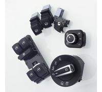 Sensore Interruttore Fari Auto Faro Testa Della Lampada Interruttore Della Luce Finestra Potere Interruttore Principale 5ND941431B Compatibile Con Per Rabbit 2006-2009 Per Tiguan 2008-2014(color1)