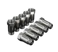 Sensore Lambda 10 Pezzi Adattatore distanziatore sensore O2 Universale M18x1,5 Estensione isolatore Sensore di Ossigeno Lambda O2 Distanziatore estensore in Acciaio e Cromato