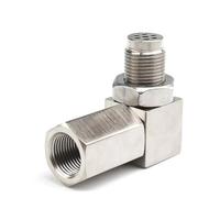 Sensore Lambda Adattatore Distanziatore Universale Per Sensore Di Ossigeno O2, Piccolo Convertitore Catalitico, Spia Di Controllo Motore CEL A 90 Gradi Sonda Ossigeno