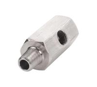 Sensore Lambda Connettore Sensore Pressione Olio Con Fori Laterali Da 1/8"NPT Femmina M12 M10 M14 1/8NPT 1/4NPT Adattatore A T Per Manometro Linea Di Alimentazione Sonda Ossigeno(1-8 NPT)