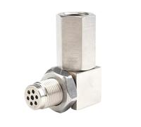 Sensore Lambda Sensore Ossigeno Distanziatore Sensore Ossigeno Automatico Adattatore angolato a 90 Gradi Convertitore catalitico Spia di Controllo Motore CEL Fix Sensore O2