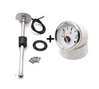 Sensore Livello Acqua, Indicatore livello carburante 52MM con sensore livello carburante 100MM 125MM 150MM 200MM 250MM 0-190ohm Indicatore livello carburante serbatoio liquido olio(100mm sensor ws)