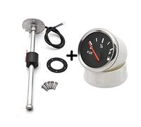 Sensore Livello Acqua, Indicatore livello carburante 52MM con sensore livello carburante 100MM 125MM 150MM 200MM 250MM 0-190ohm Indicatore livello carburante serbatoio liquido olio(100mm sensor bs)