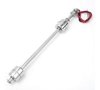 Sensore livello acqua interruttore a galleggiante, interruttore a galleggiante a doppia sfera in acciaio inossidabile Regolatore livello acqua per serbatoio acqua, piscina(250mm)