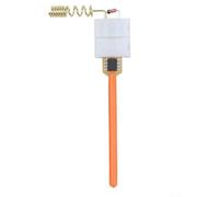 Sensore luminoso a diodi UHF RF con indicatore LED per walkie talkie, strumento rilevatore di segnale per appassionati dilettanti, tester portatile (rosso)