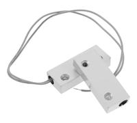 Sensore Magnetico Porta Cablato 10w per Allarme Sicurezza | Montaggio Rapido, Rileva Precisione, Attiva Segnalazione, Plastico Argento per Uffici
