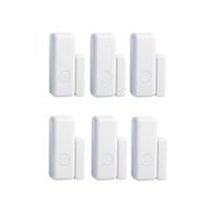Sensore magnetico wireless for porte e finestre Modalità di codifica EV1527 for il sistem-a di allarme di sicurezza domestica Kit di allarme antifurto domestico(6 PCS)