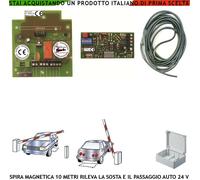 Sensore Masse Metalliche Interrato 10 Mtri 12/24V Rileva Passaggio Sosta Veicoli