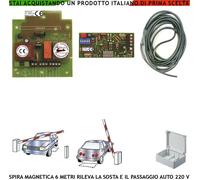 Sensore Masse Metalliche Interrato 6 Metri 220 V Rileva Passaggio Sosta Veicoli