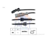 Sensore N° Giri Ruota Facet 21.0144 Made In Italy - Oe Equivalent per Nissan