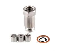 Sensore NOX Adattatore Distanziale Per Sensore Ossigeno O2 Regolabile Dritto M18x1,5 Universale, Connettore CEL Fix Con Guarnizione