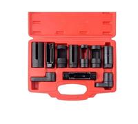 Sensore NOx Set Prese Per Sensore Ossigeno Da 10 Pezzi, Dispositivo Rimozione Chiave Universale Attacco 3/8" 1/2" X 7/8" 22mm 27mm 28mm 29mm, Testa Esagonale Particolato PM