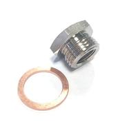 Sensore Ossido Azoto Connettore M18 Per Auto Con Guarnizione, Adattatore Riduttore Distanziale Per Sensore Di Ossigeno O2 Scarico Da M12*1,25 A M18*1,5