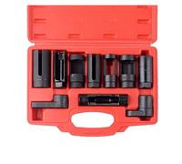 Sensore Ossido Azoto Nox Set Prese Per Sensore Ossigeno 10 Pezzi Kit Rimozione Unità Invio Pressione Olio Sensore Kit Rimozione Chiave Sensore O2 Da 3/8 Pollici 1/2 Pollici Particolato PM