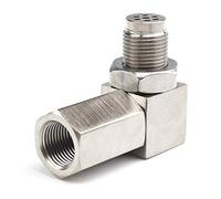 Sensore Ossigeno Extender, 90 Gradi O2 Sensore di Ossigeno Adattatore Sonda Lambda per Auto, Auto Sensore di Ossigeno M18x1,5mm, per Sistemi di Scarico