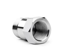 Sensore Ossigeno O2 UNIVERSAL NON FOULERS CEL FIX CONTROLLO ELIMINATORE LIGUATA ELIMINATORE O2 Adattatore Ossigeno Adattatore Distanziatore M18X1.5 32MM Lambda Sensore Ossigeno