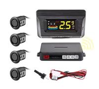 Sensore Parcheggio PDC Auto Radar Di Parcheggio Per Auto Wireless Con 4 Sensori Display LCD Retromarcia Rilevatore Monitor Parktronic Per Auto 22MM